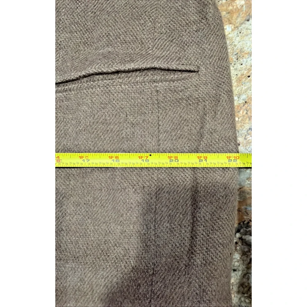 Vintage Yves Saint Laurent Brown Blazer Men 40 42 Made France YSL